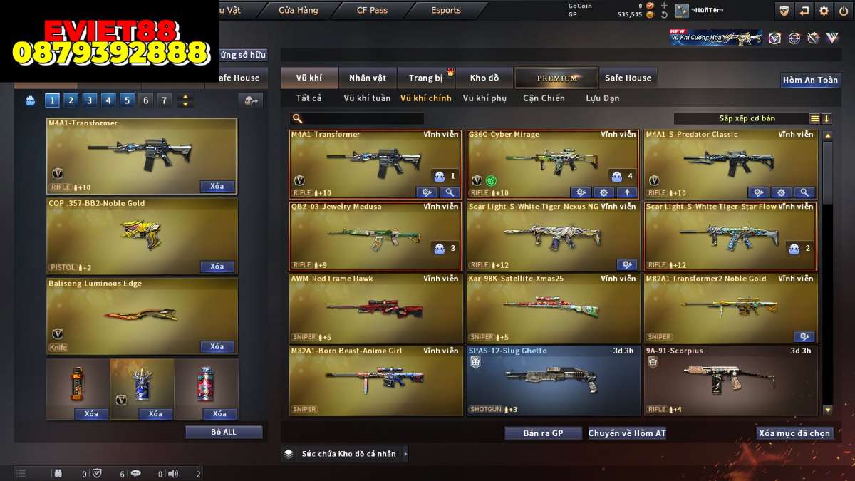 shop acc cf uy tin gia re